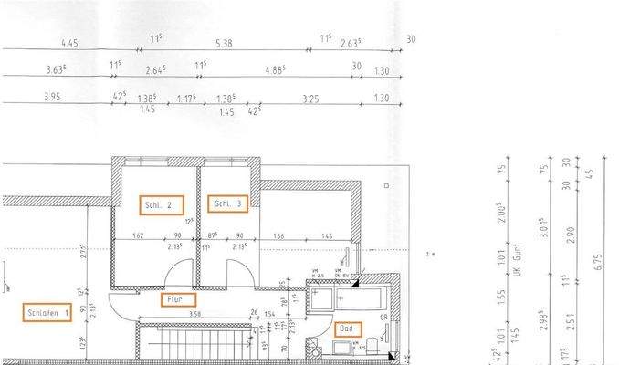 Grundriss Dachgeschoss