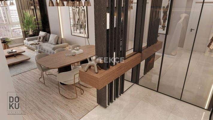 Flats in a Complex with Indoor Pool in Sincan Ankara