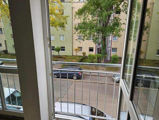 Blick aus Wohnzimmerfenster