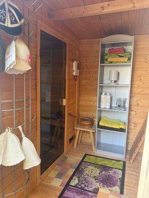 Sauna im Außenbereich