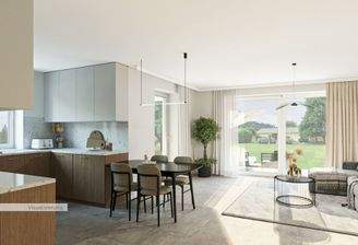 Visualisierung Wohnen/ Küche