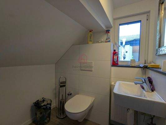 WC im Dachgeschoss