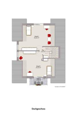 Grundriss Dachgeschoss