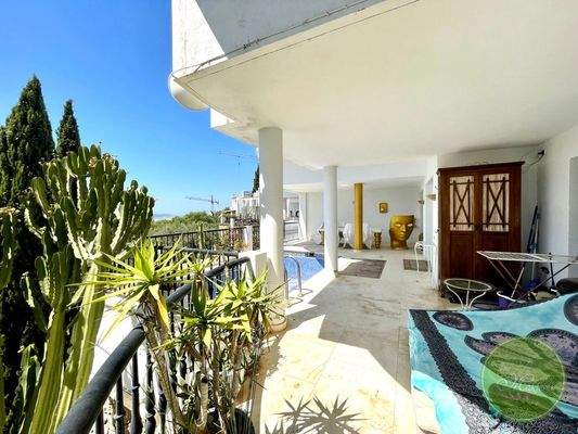 Terrasse und eigener Pool