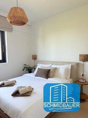 Kreta, Listaros: Moderne Villa mit Meer- und Bergblick, Gästewohnung und Pool zu verkaufen