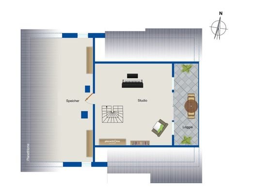 Grundriss Dachgechoss