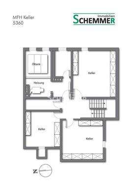 Grundriss MFH Keller