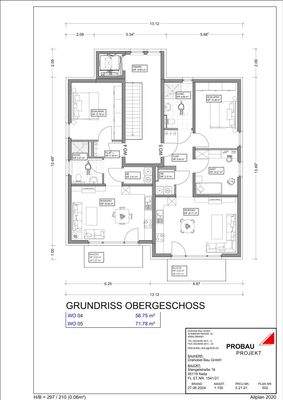 Etagengrundriss 1.Obergeschoss