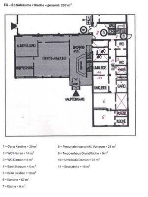 Grundriss EG Sozialräume