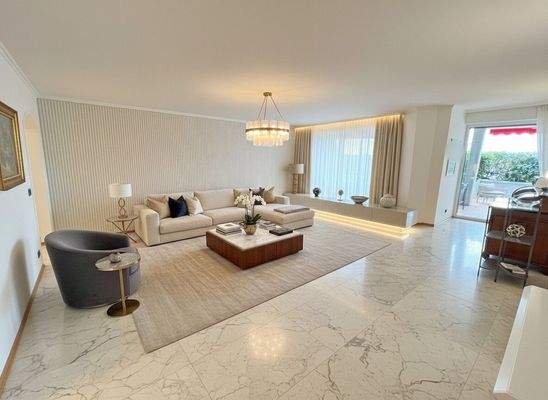 virtuelles Homestaging Wohnbereich