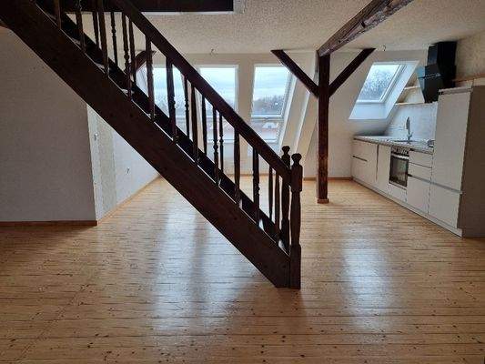 Blick zum Dachliegefenster