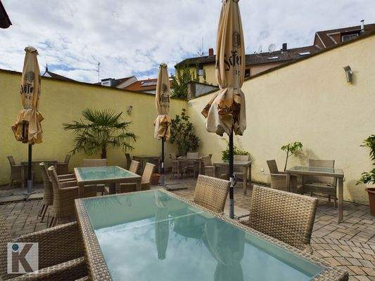 Außenbereich Restaurant