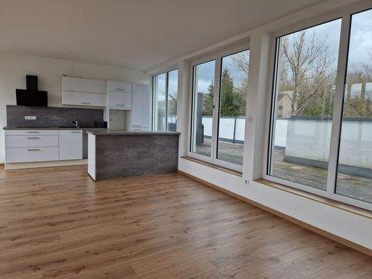 Dachterrasse mit Waldblick Nordseite