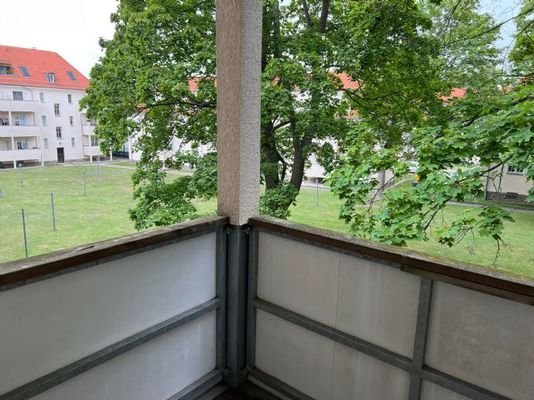 Blick vom Balkon