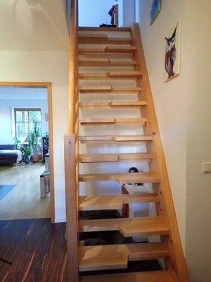 Treppe zum Hobbyraum
