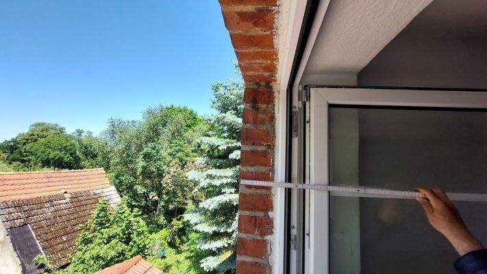 Wandstärke Obergeschoss 43 cm