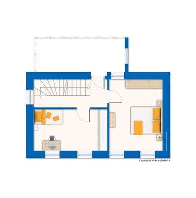 Grundriss / Skizze Obergeschoss