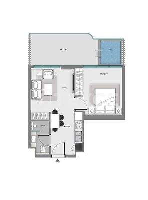 Investment Apartments with Private Pool and Balcony in Arjan Dubai