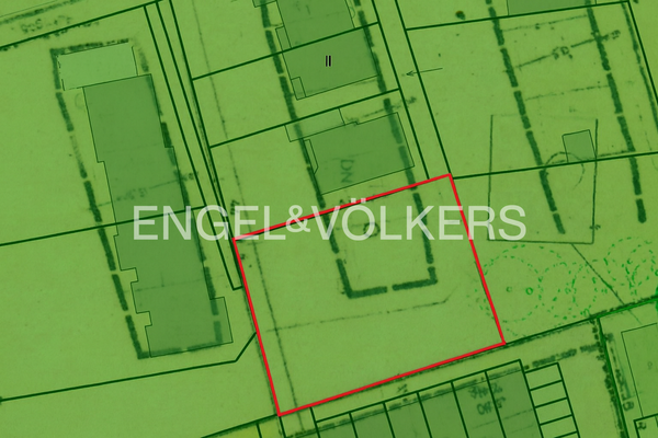 Lageplan mit Baufenster