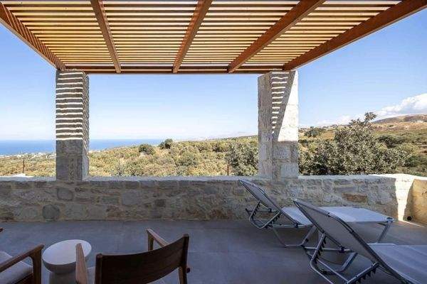 Kreta, Gallos: Luxuriöse Neubauvilla mit Meerblick zu verkaufen