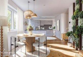 Wohnbereich Beispiel Homestaging-Visualisierung