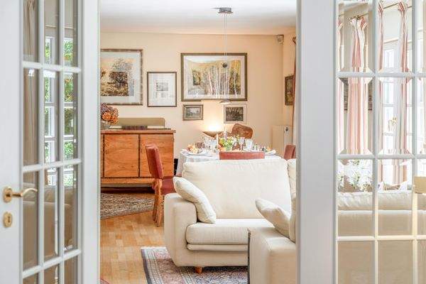 Durchblick von der Bibliothek