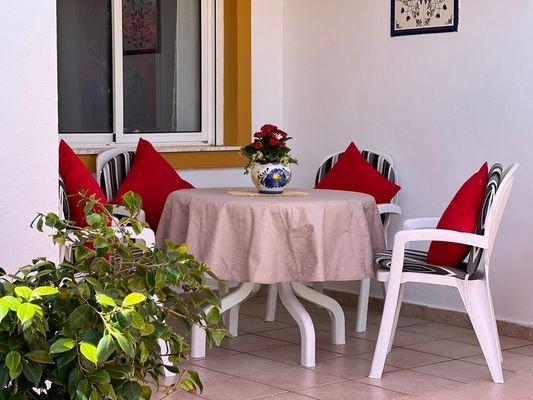Überdachte Terrasse