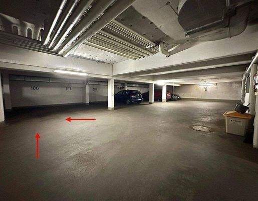 Tiefgaragenstellplatz Nr. 106 