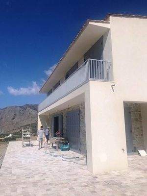 Kreta, Mochlos: Tolles Einfamilienhaus mit Meerblick zu verkaufen