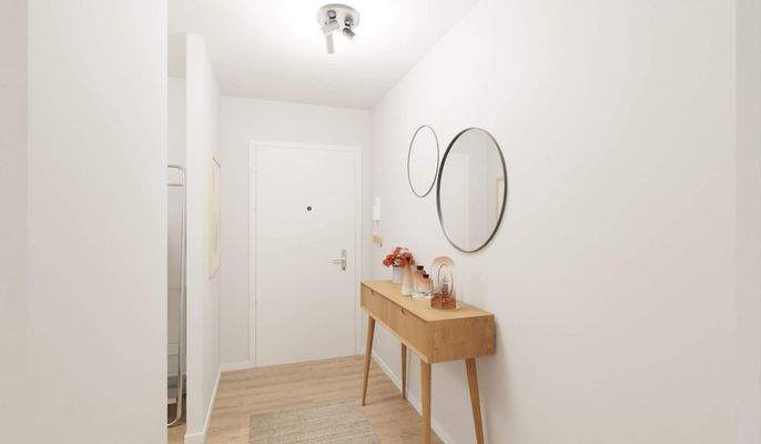 Heller und freundlicher Eingangsbereich