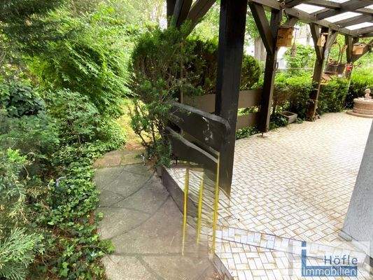 Terrasse in westlicher Ausrichtung