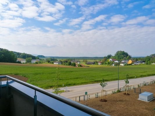 Ausblick vom Balkon