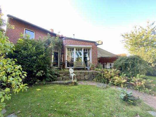 Hausansicht Gartenseite