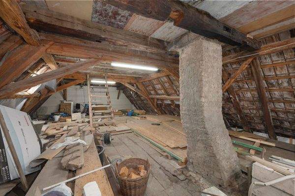 Dachstuhl unteres Geschoss