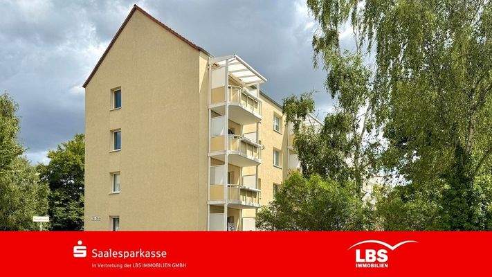 Außenansicht mit Balkonen