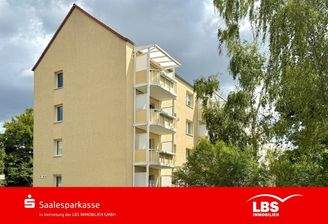 Außenansicht mit Balkonen