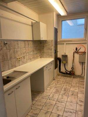 Abgetrennter Bereich mit Küchenzeile