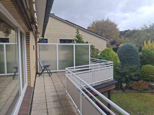 Balkon im Obergeschoss