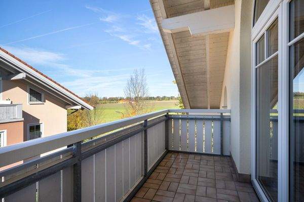 Weitblick vom Balkon