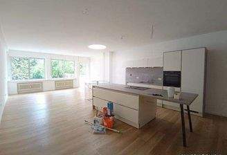 Wohnraum mit Einbauküche