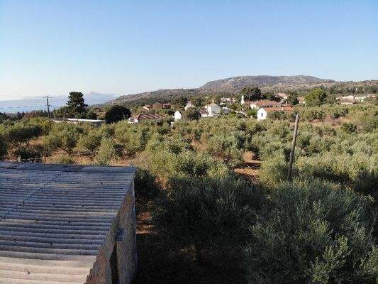 Kreta, Xirosterni: Grundstück in ruhiger Lage mit Berg- und Meerblick zu verkaufen
