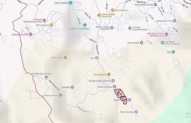 Investment Sea View Land in Sandıma Village Yalıkavak Bodrum