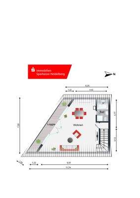 Grundriss Dachgeschoss