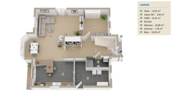 Grundriss Erdgeschoss