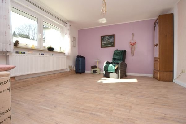 Schlafzimmer im mittleren Gebäudeanteil