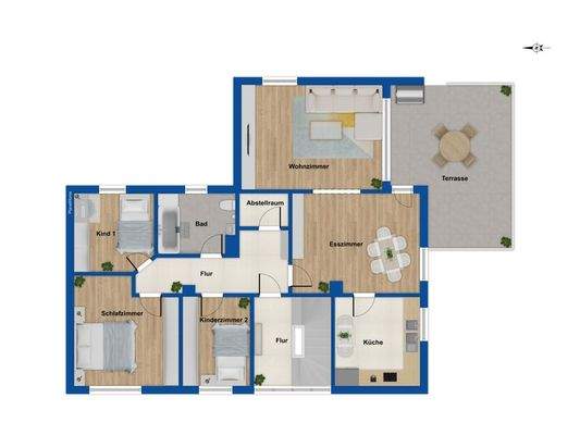 Grundriss 1. Obergeschoss