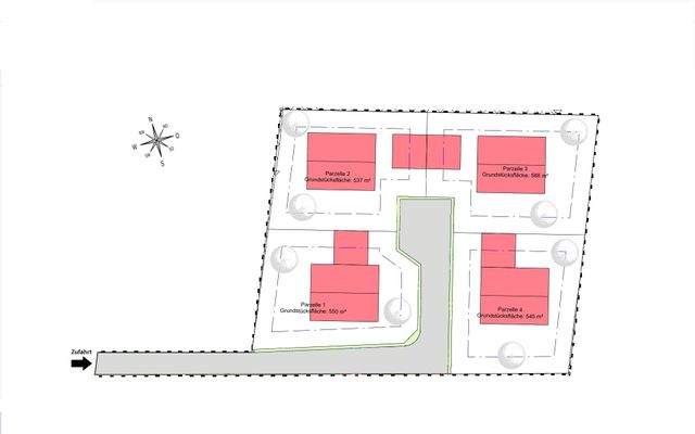 Übersicht Parzelle 1-4