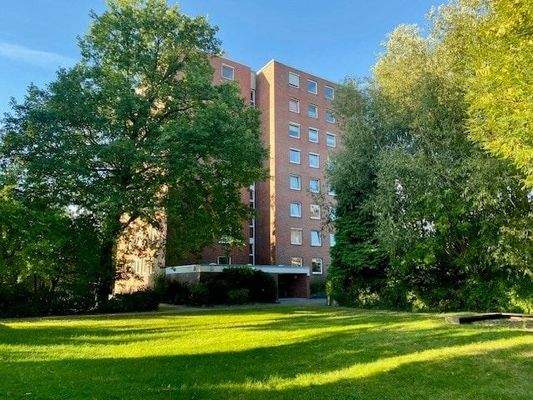 Viel Grün macht das Wohnen hier so entspannt