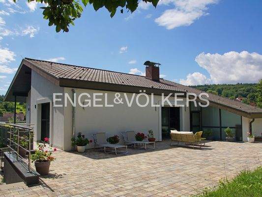 Hintere Terrasse Obergeschoss