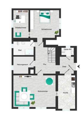 Grundriss Erdgeschoss